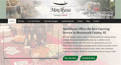 Desktop Screenshot of monalyssacatering.com